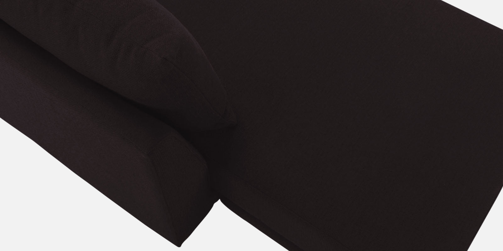 Ira Fabric LHS 6 Seater Convertible Sofa Cum Bed In Cara Brown Colour - Febonic Living