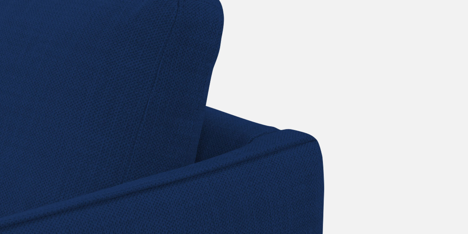 Piku Fabric RHS Sectional Sofa (3+Lounger) In Royal Blue Colour - Febonic Living