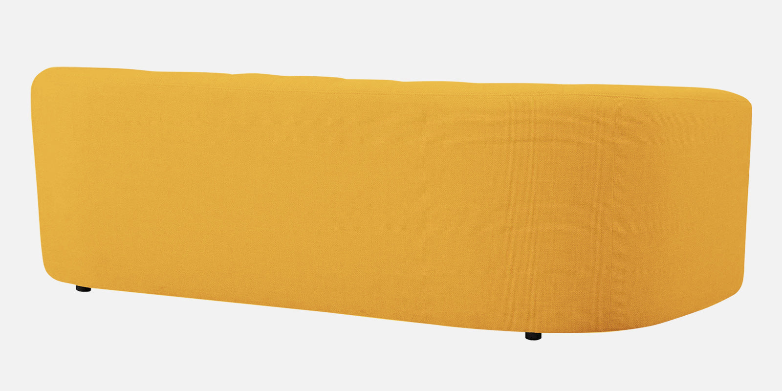 Mara Fabric 3 Seater Sofa In Bold Yellow Colour - Febonic Living