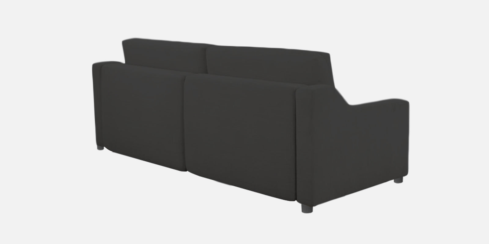 Gabby Fabric 3 Seater Pull Out Sofa Cum Bed In Charcoal Grey Colour - Febonic Living