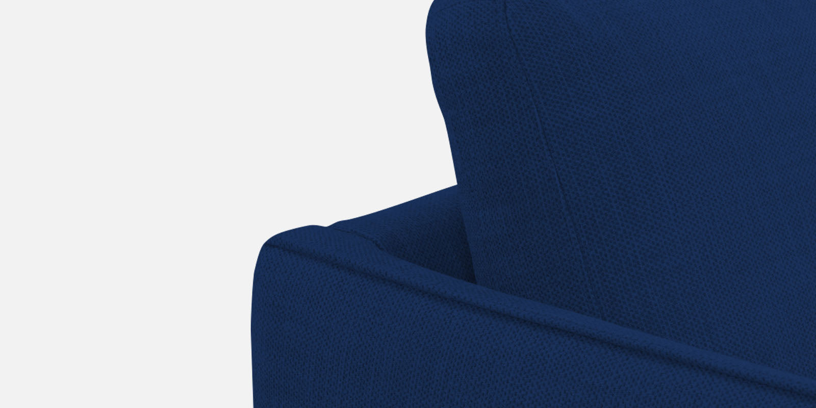 Piku Fabric LHS Sectional Sofa (3+Lounger) In Royal Blue Colour - Febonic Living