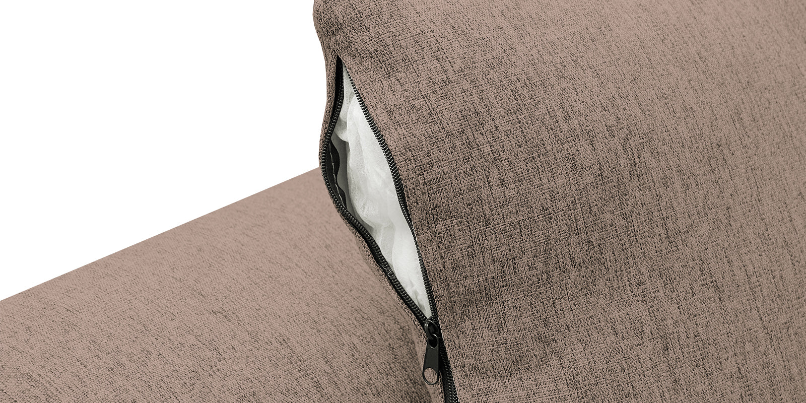 Bony Fabric 3 Seater Convertible Sofa Cum Bed In Mush Beige Colour - Febonic Living