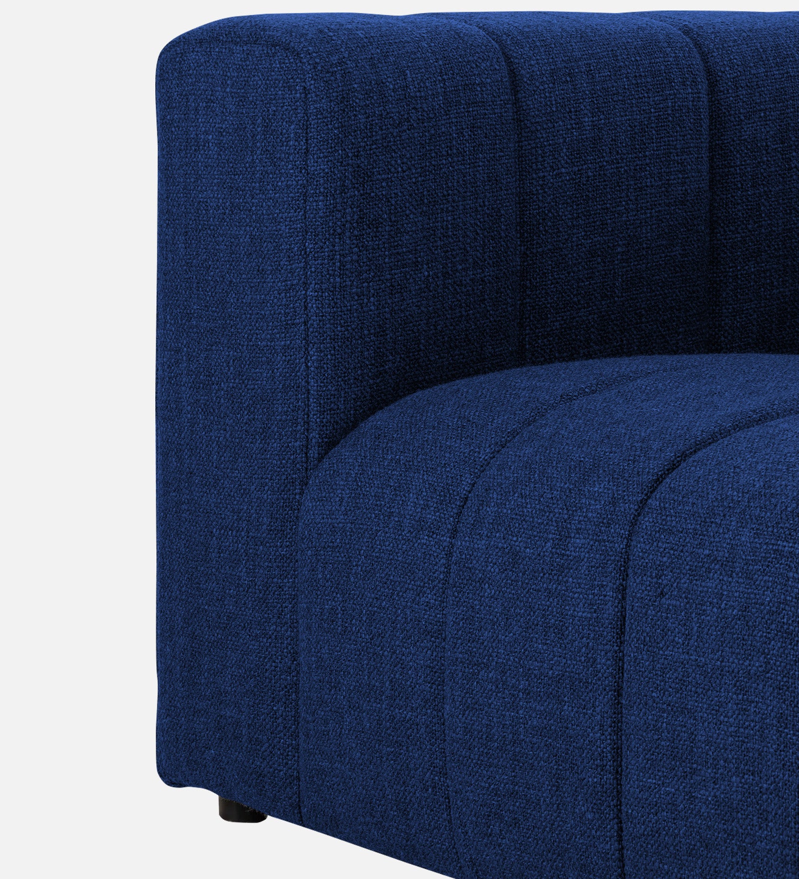 Lara Fabric 1 Seater Sofa In Royal Blue Colour - Febonic Living