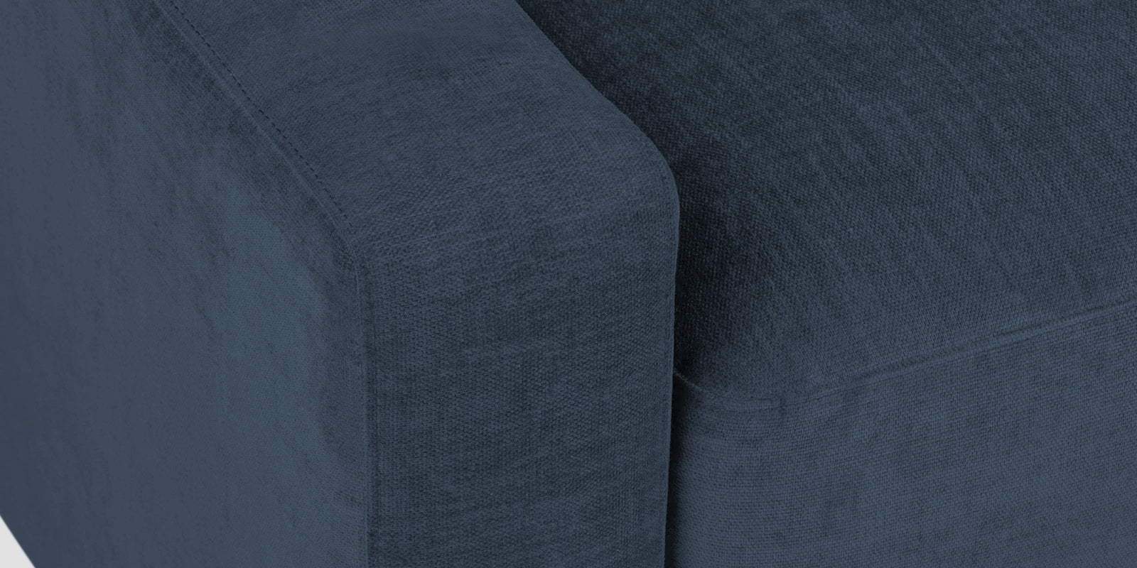 Dara Fabric 3 Seater Sofa In Denim Blue Colour - Febonic Living