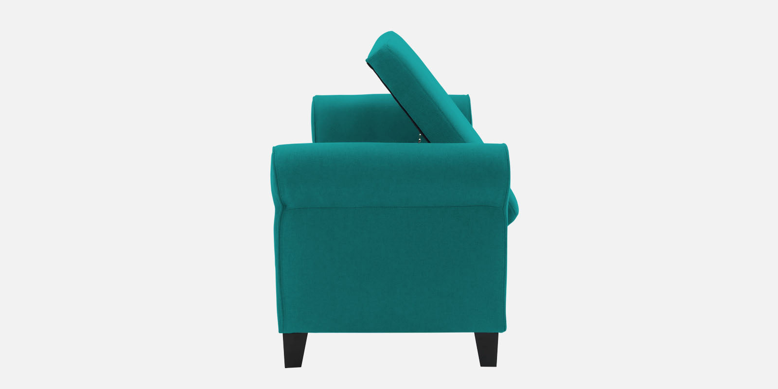 Molo Fabric 3 Seater Recamier In Sea Green Colour With Storage - Febonic Living