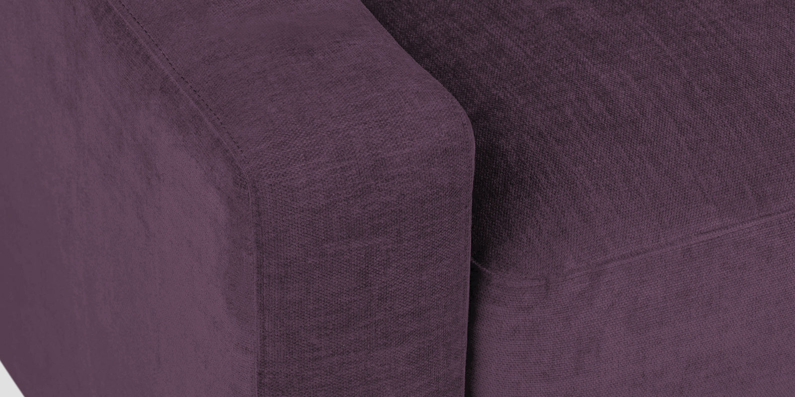 Dara Fabric 2 Seater Sofa In Greek Purple Colour - Febonic Living