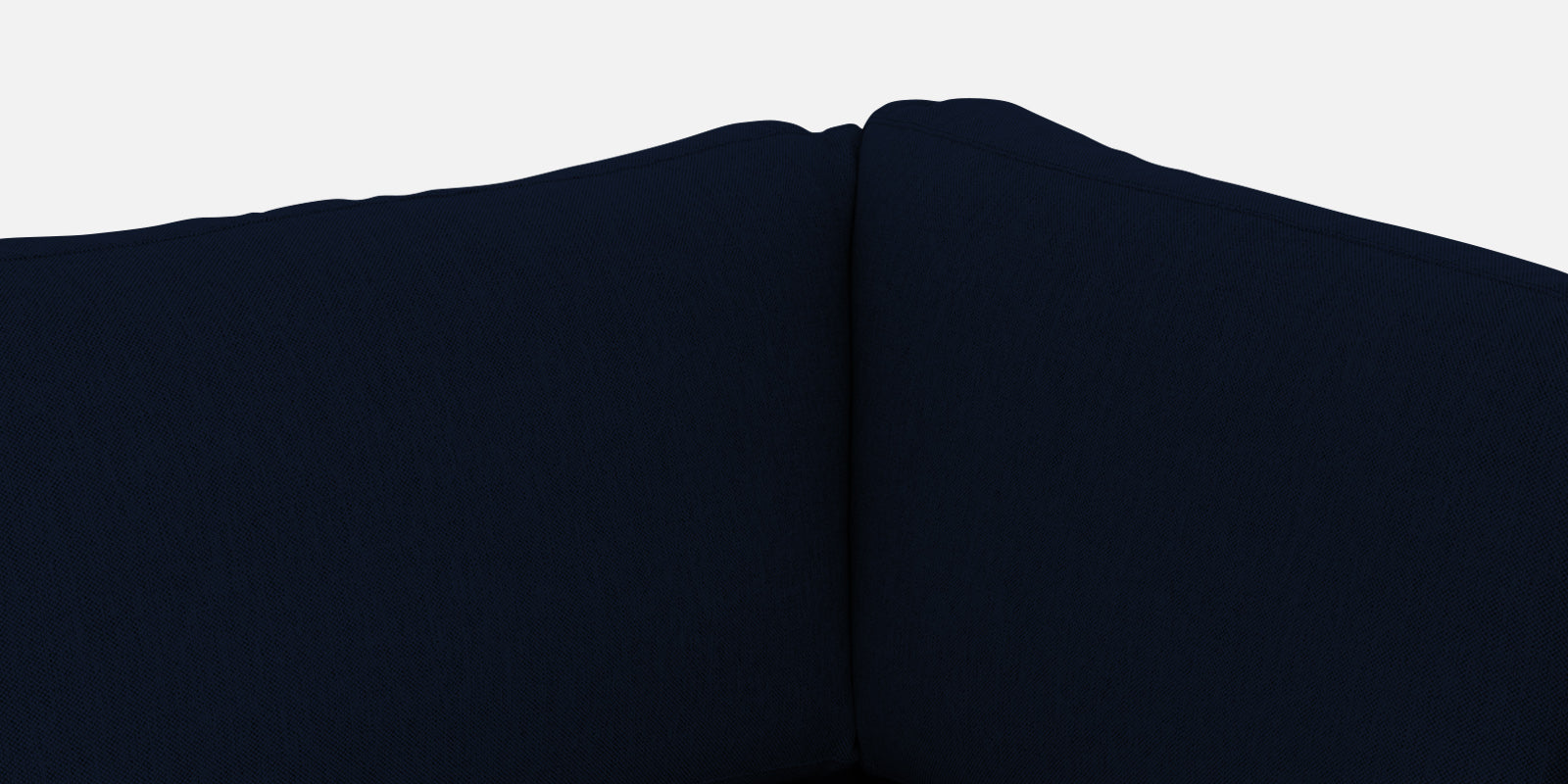 Freedom Velvet 6 Seater RHS Corner Sofa In Dark Blue Colour With Ottoman - Febonic Living