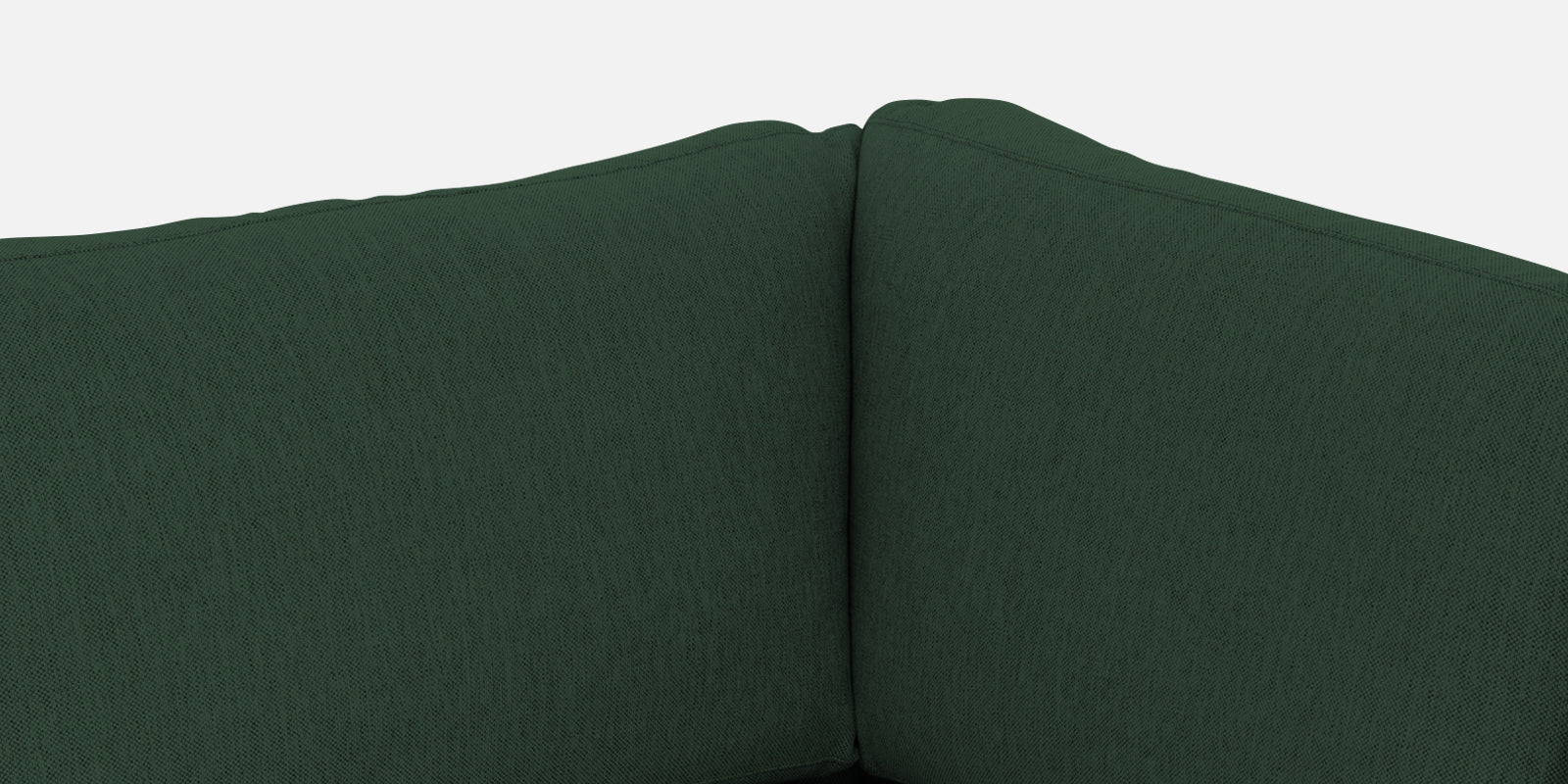 Freedom Velvet 6 Seater RHS Corner Sofa In Amazon Green Colour With Ottoman - Febonic Living