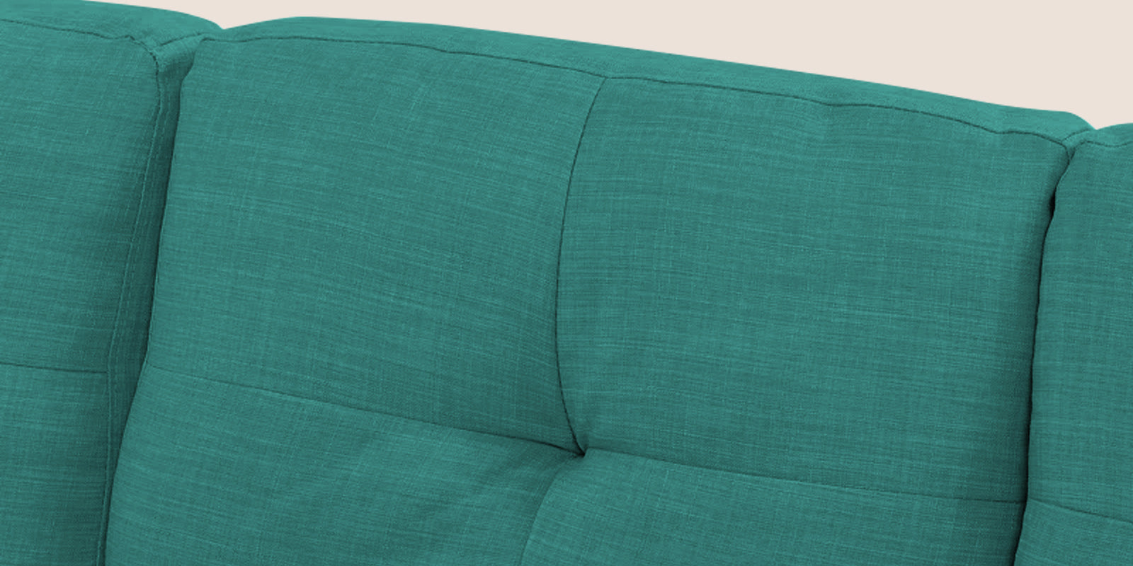 Jody Fabric 3 Seater Pull Out Sofa Cum Bed In Sea Green Colour With Storage - Febonic Living