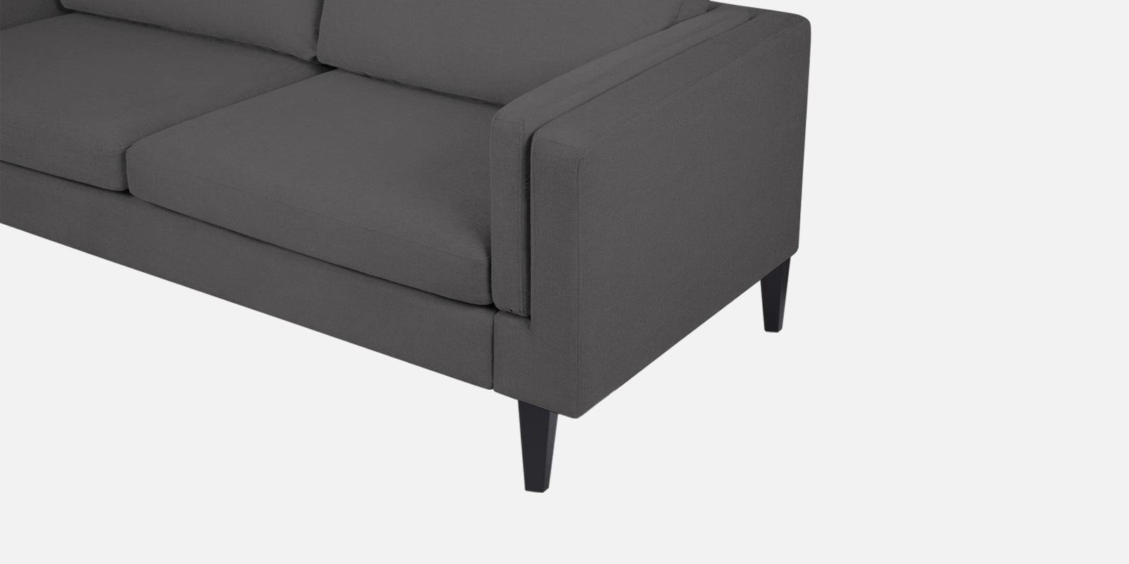 Jasper Velvet 2 Seater Sofa In Davy grey Colour - Febonic Living