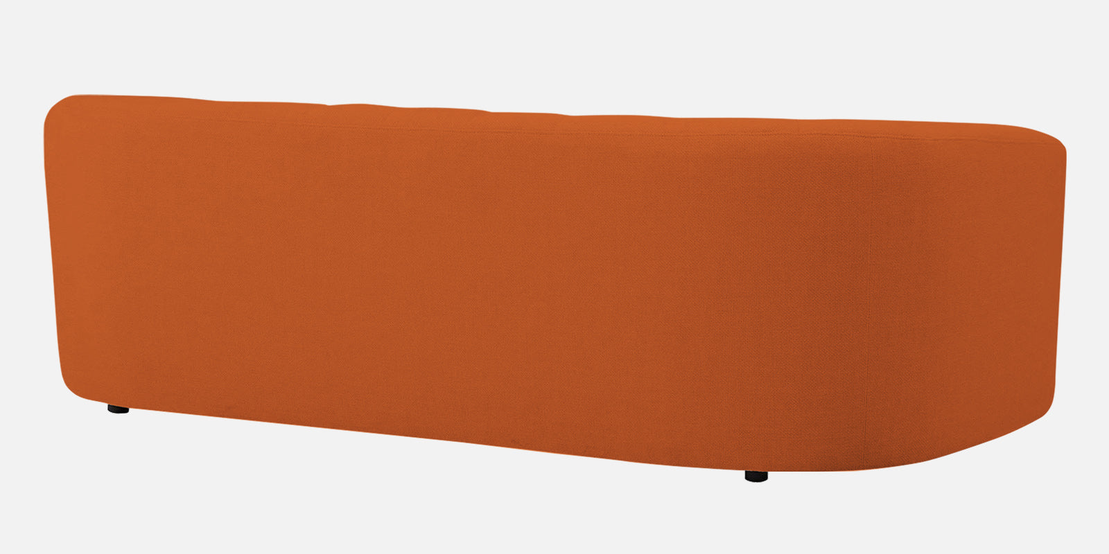 Mara Fabric 3 Seater Sofa In Vivid Orange Colour - Febonic Living