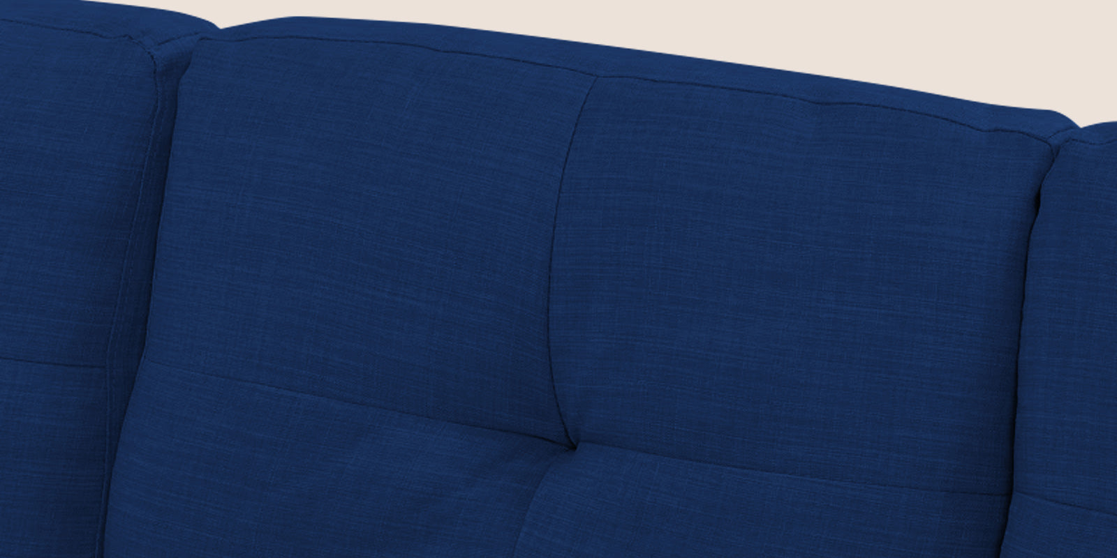 Jody Fabric 3 Seater Pull Out Sofa Cum Bed In Royal Blue Colour With Storage - Febonic Living
