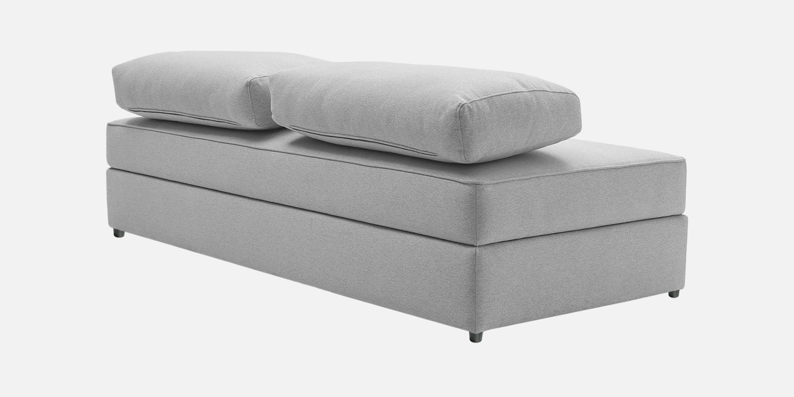 Vito Fabric Day Bed In Coin Grey Colour With Storage - Febonic Living