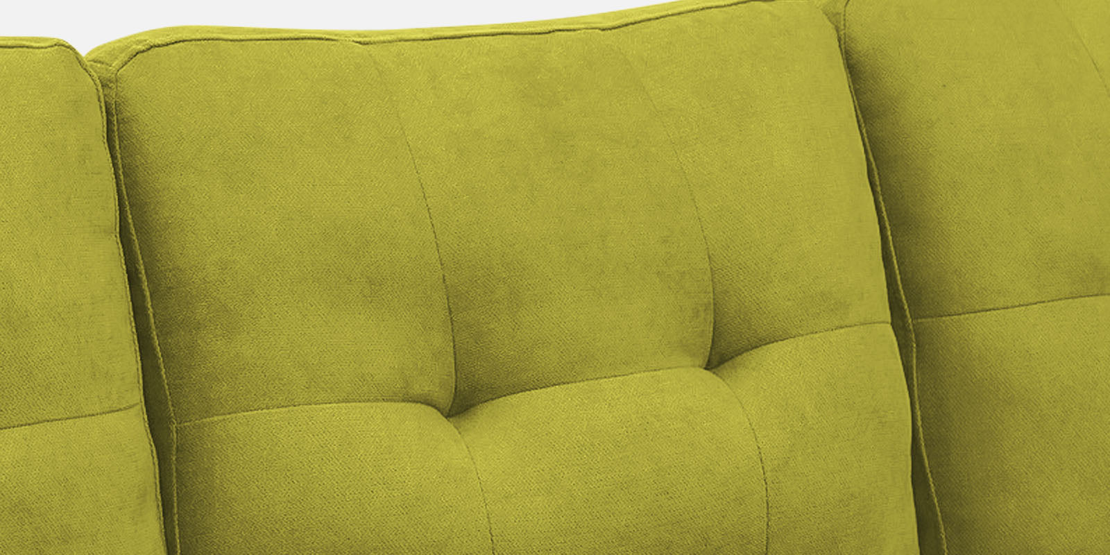 Thomas Fabric LHS Sectional Sofa (2+Lounger) In Parrot Green Colour - Febonic Living