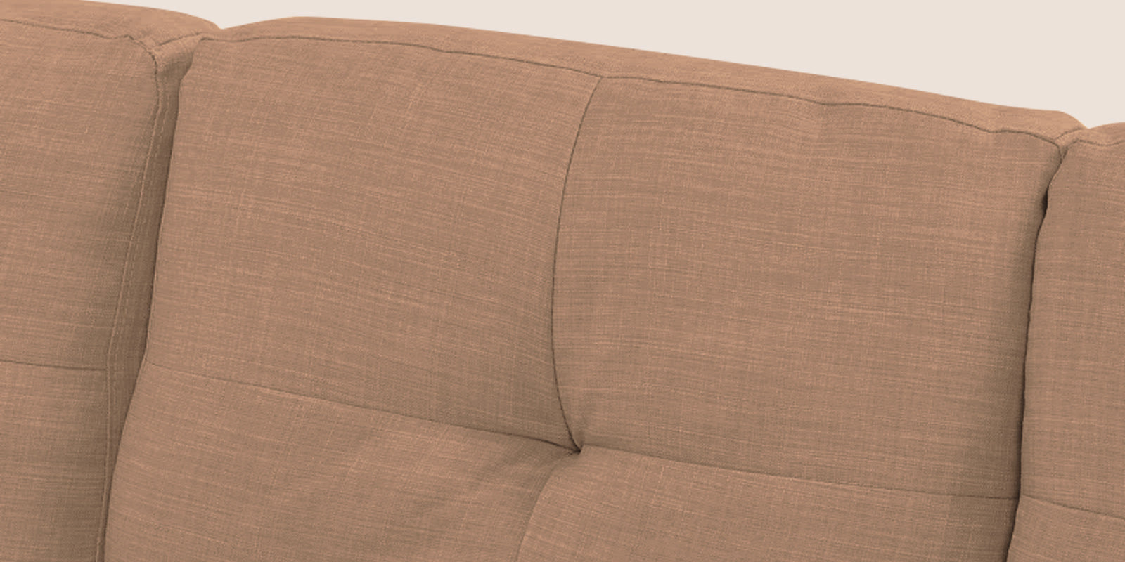 Jody Fabric 3 Seater Pull Out Sofa Cum Bed In Cosmic Beige Colour With Storage - Febonic Living