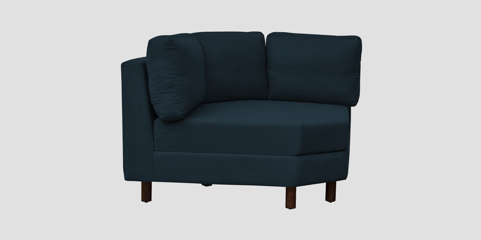 Betty Fabric 6 Seater RHS Corner Sofa In Cool Blue Colour - Febonic Living