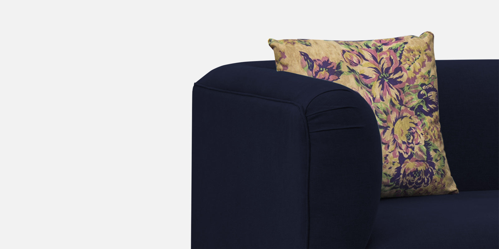 Niki Fabric 2 Seater Sofa In Royal Blue Colour - Febonic Living