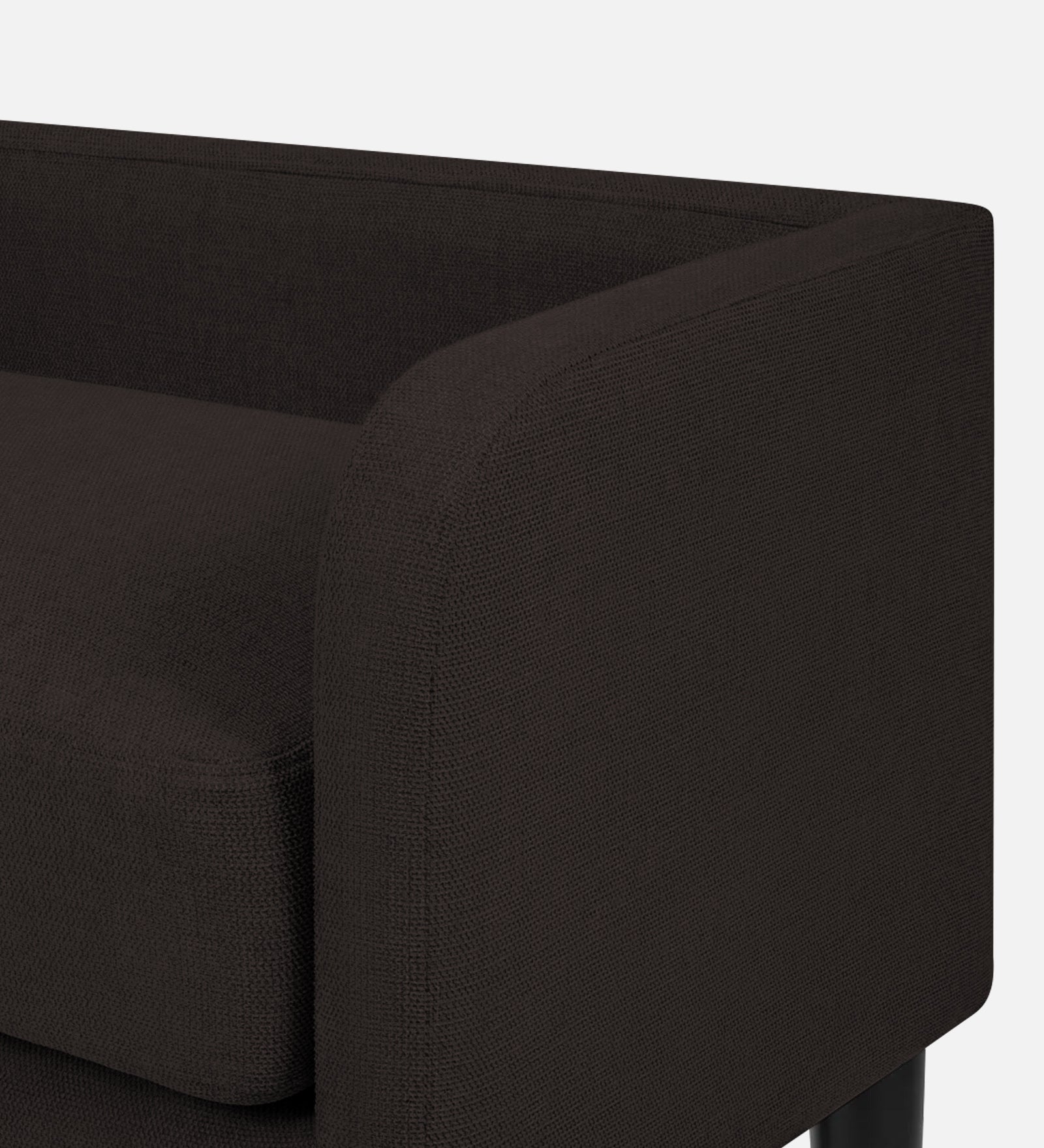 Maya Fabric Bench In Cara Brown Colour - Febonic Living