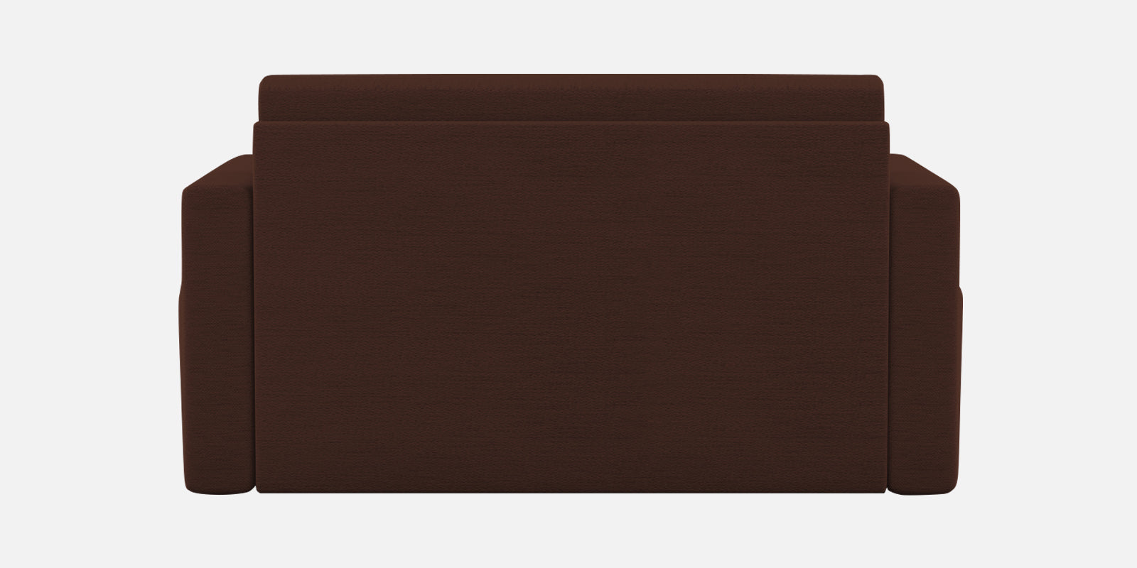 River Fabric 2 Seater Pull Out Sofa Cum Bed In Coffee Brown Colour - Febonic Living