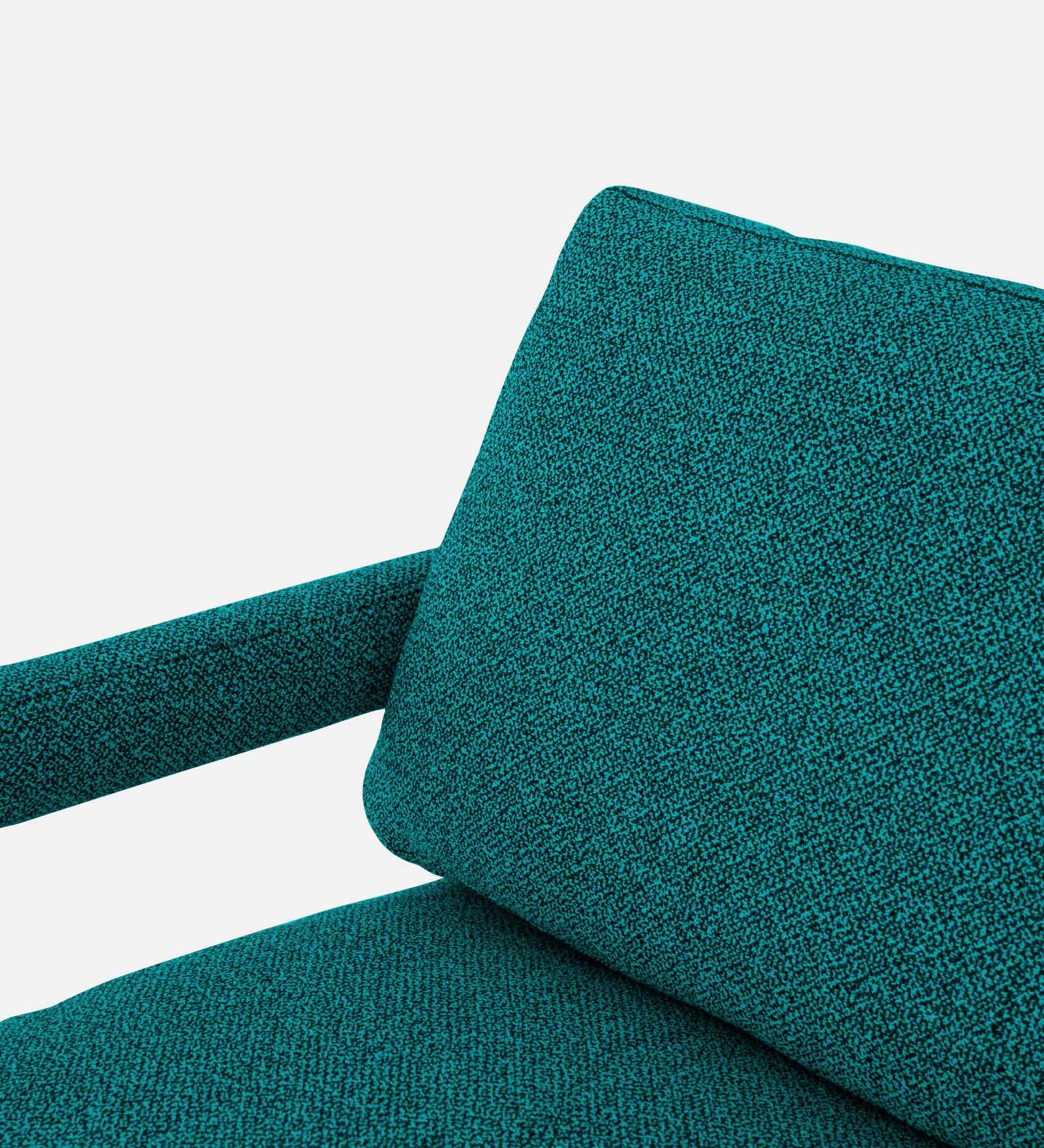 Olsen Fabric Arm Chair In Sea Green Colour - Febonic Living