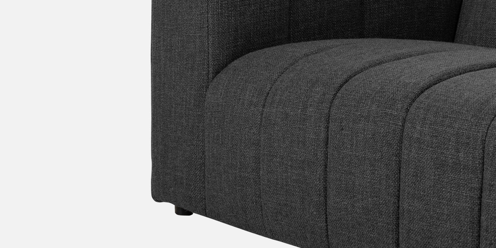 Lara Fabric 2 Seater Sofa In Charcoal Grey Colour - Febonic Living