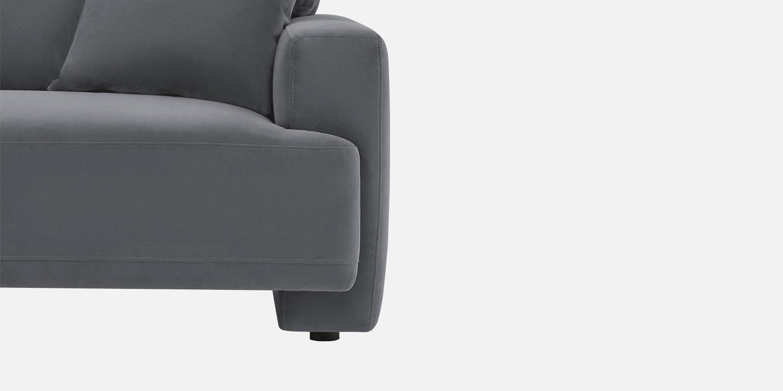Kosta Velvet 2 Seater Sofa In Pubble Grey Colour - Febonic Living