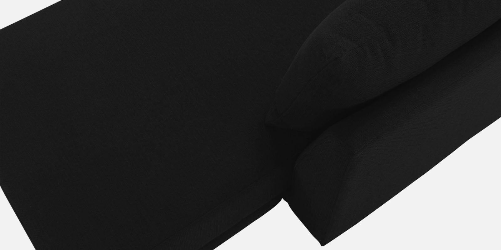 Ira Fabric RHS 6 Seater Convertible Sofa Cum Bed In Zed Black Colour - Febonic Living