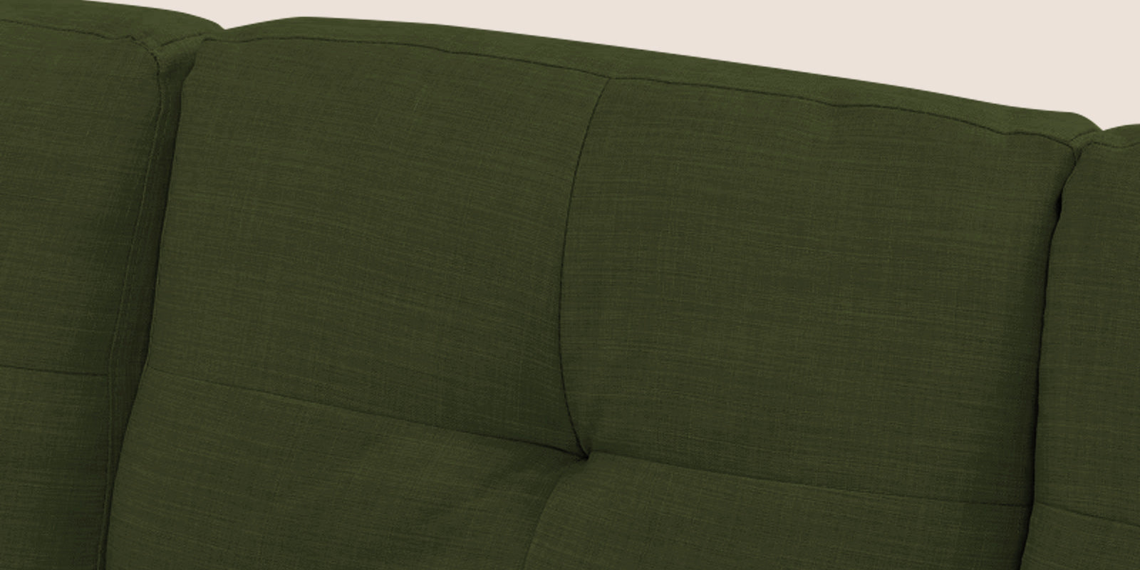 Jody Fabric 3 Seater Pull Out Sofa Cum Bed In Olive Green Colour With Storage - Febonic Living