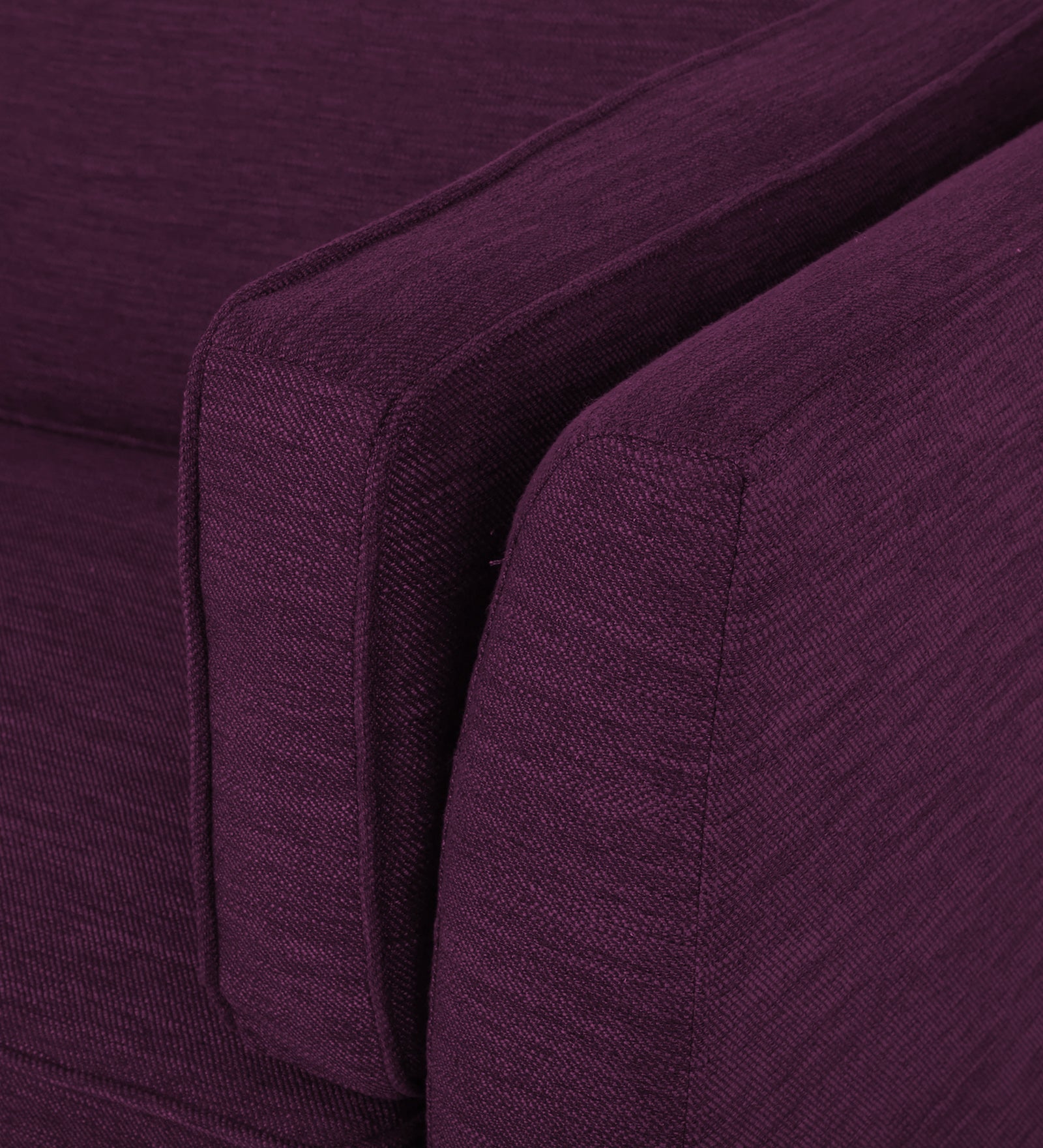 Nigar Fabric 1 Seater Sofa In Greek Purple Colour - Febonic Living