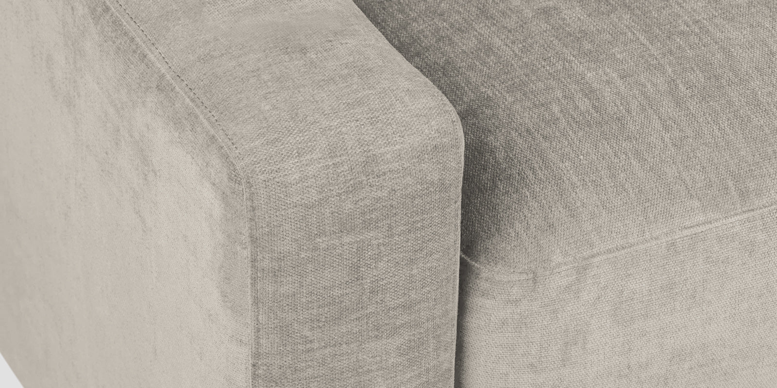 Dara Fabric 2 Seater Sofa In Ash Grey Colour - Febonic Living
