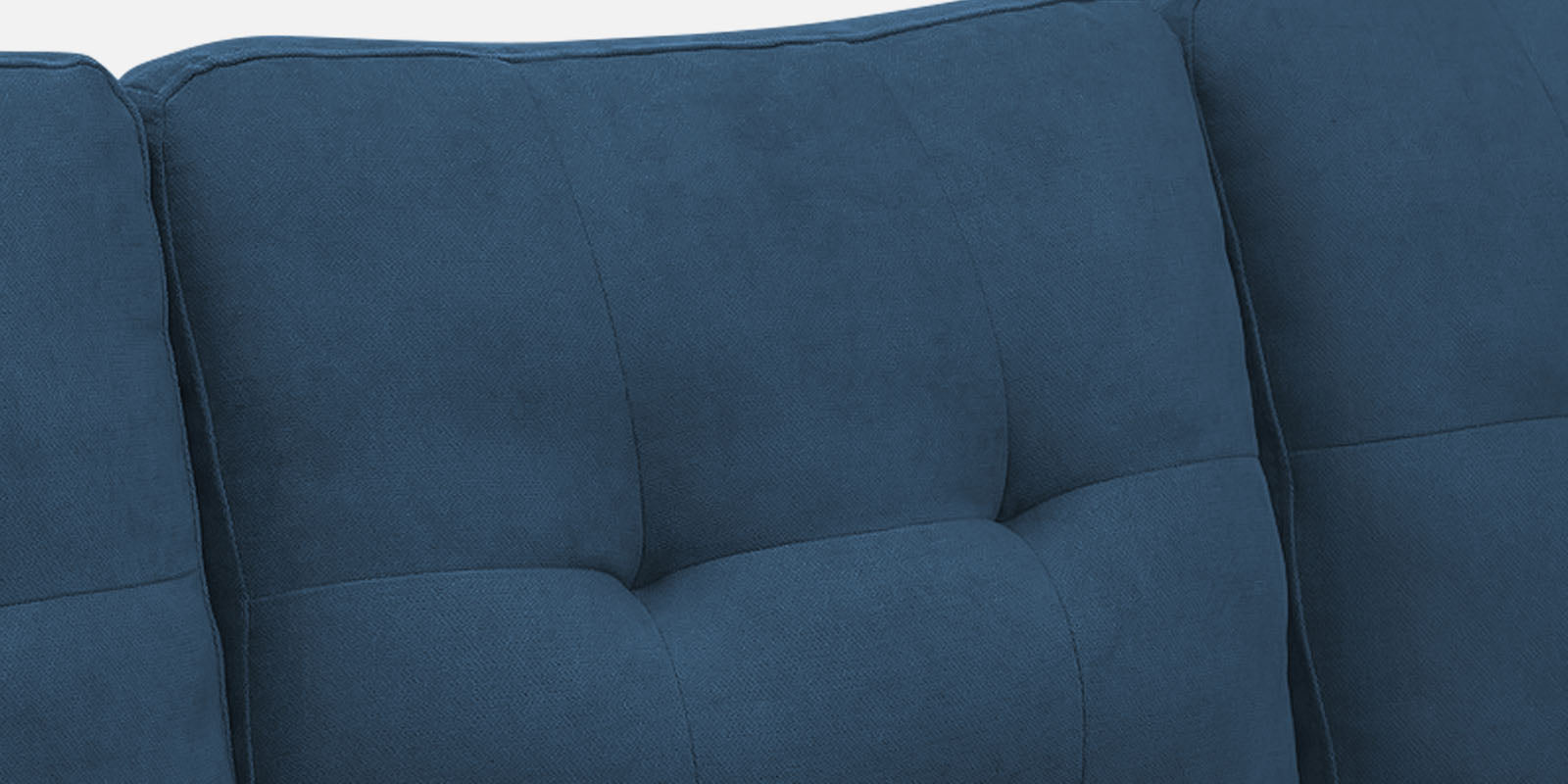 Thomas Fabric LHS Sectional Sofa (2+Lounger) In Light Blue Colour - Febonic Living