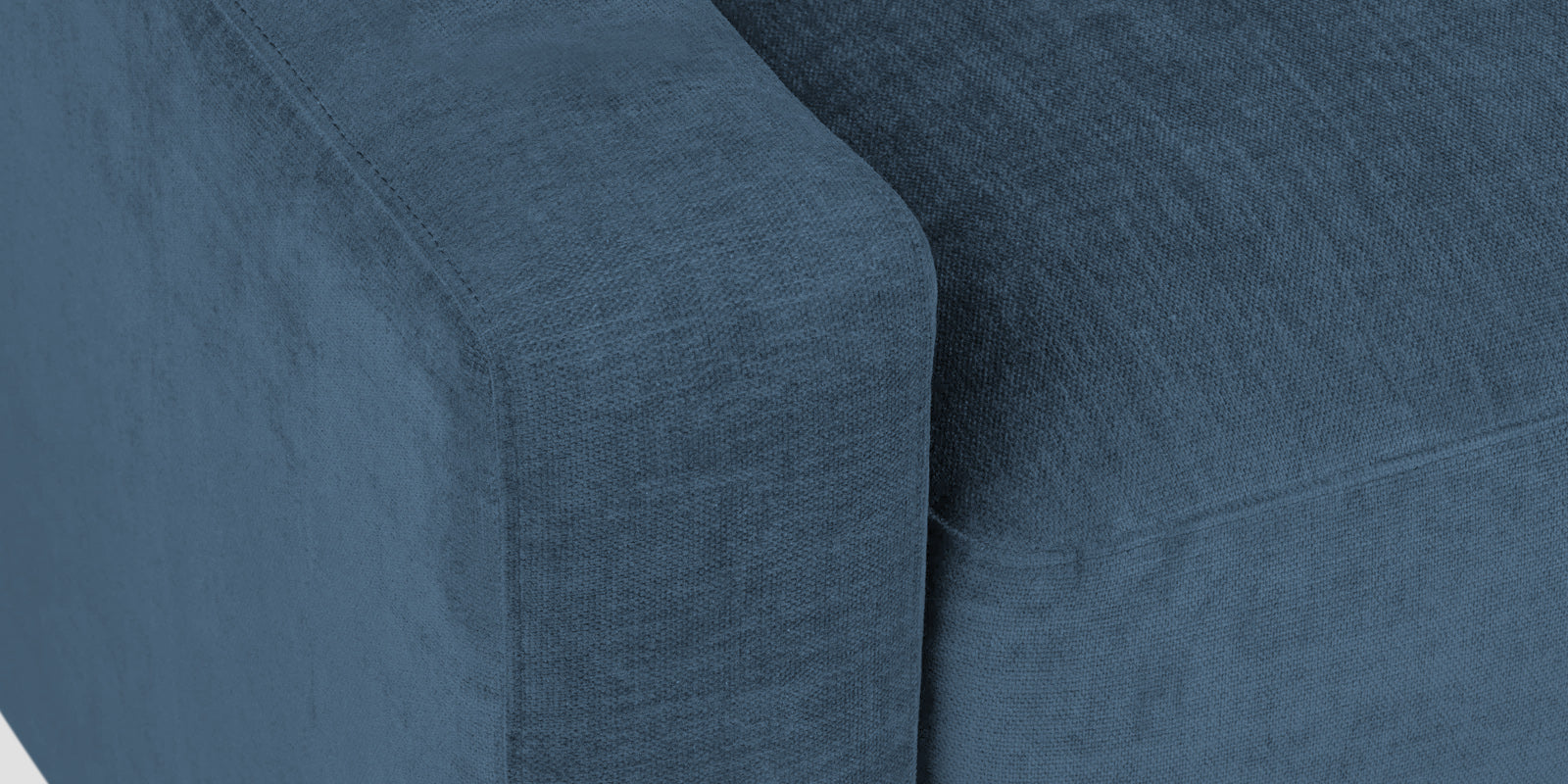 Dara Fabric 3 Seater Sofa In Light Blue Colour