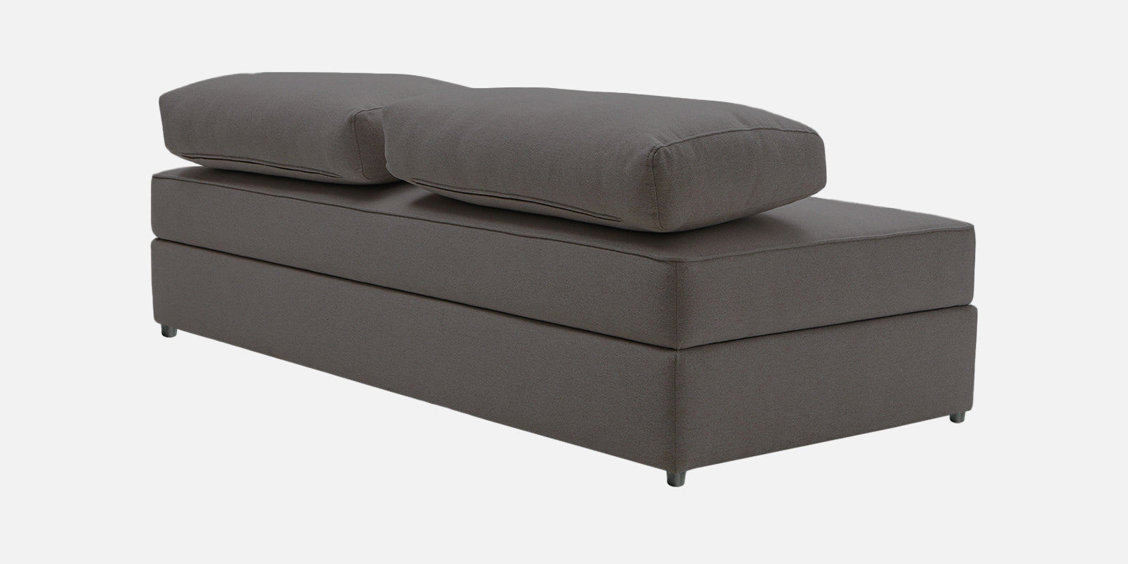 Vito Fabric Day Bed In Sudo Grey Colour With Storage - Febonic Living