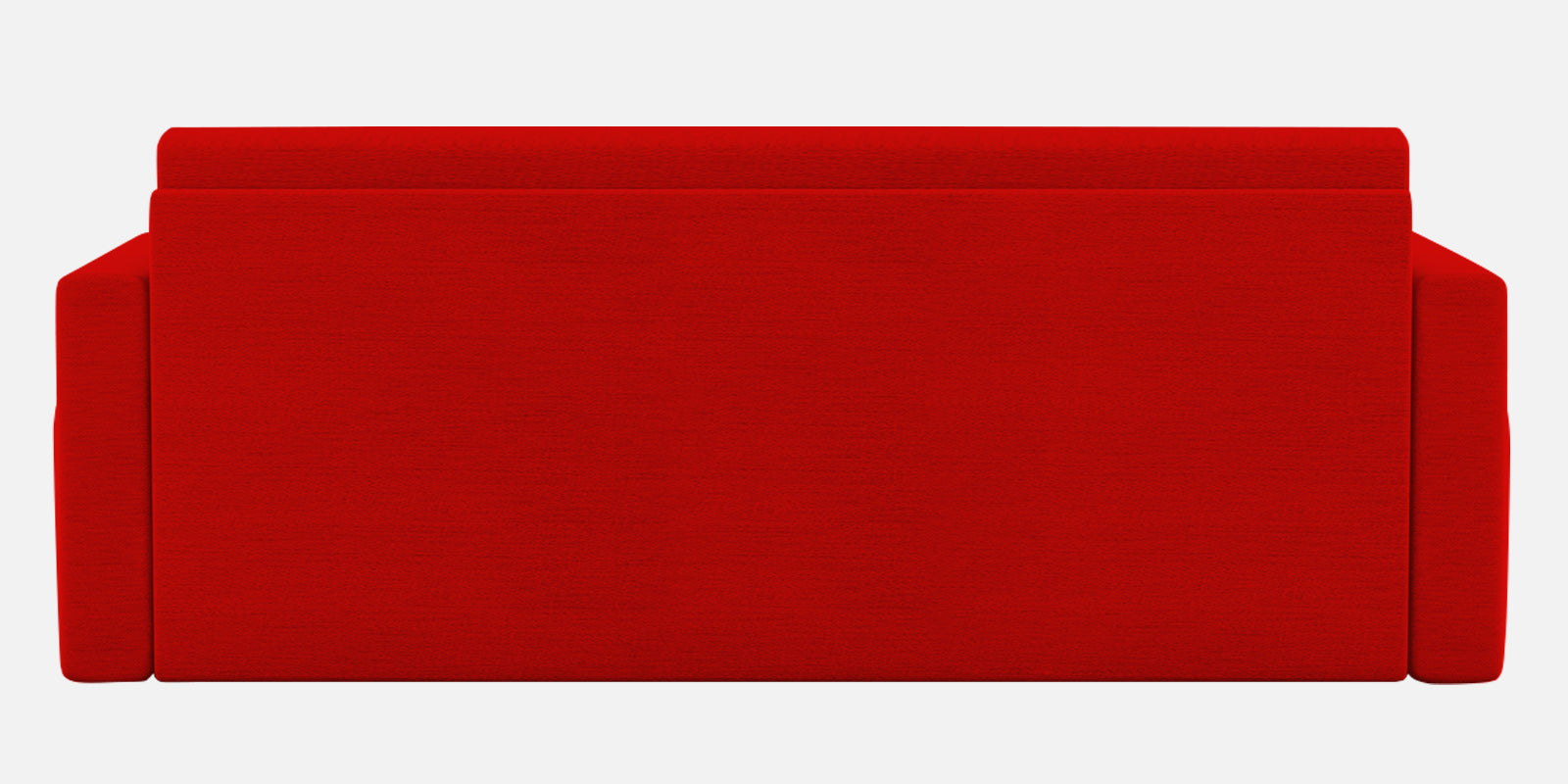 River Fabric 3 Seater Pull Out Sofa Cum Bed In Ruby Red Colour - Febonic Living