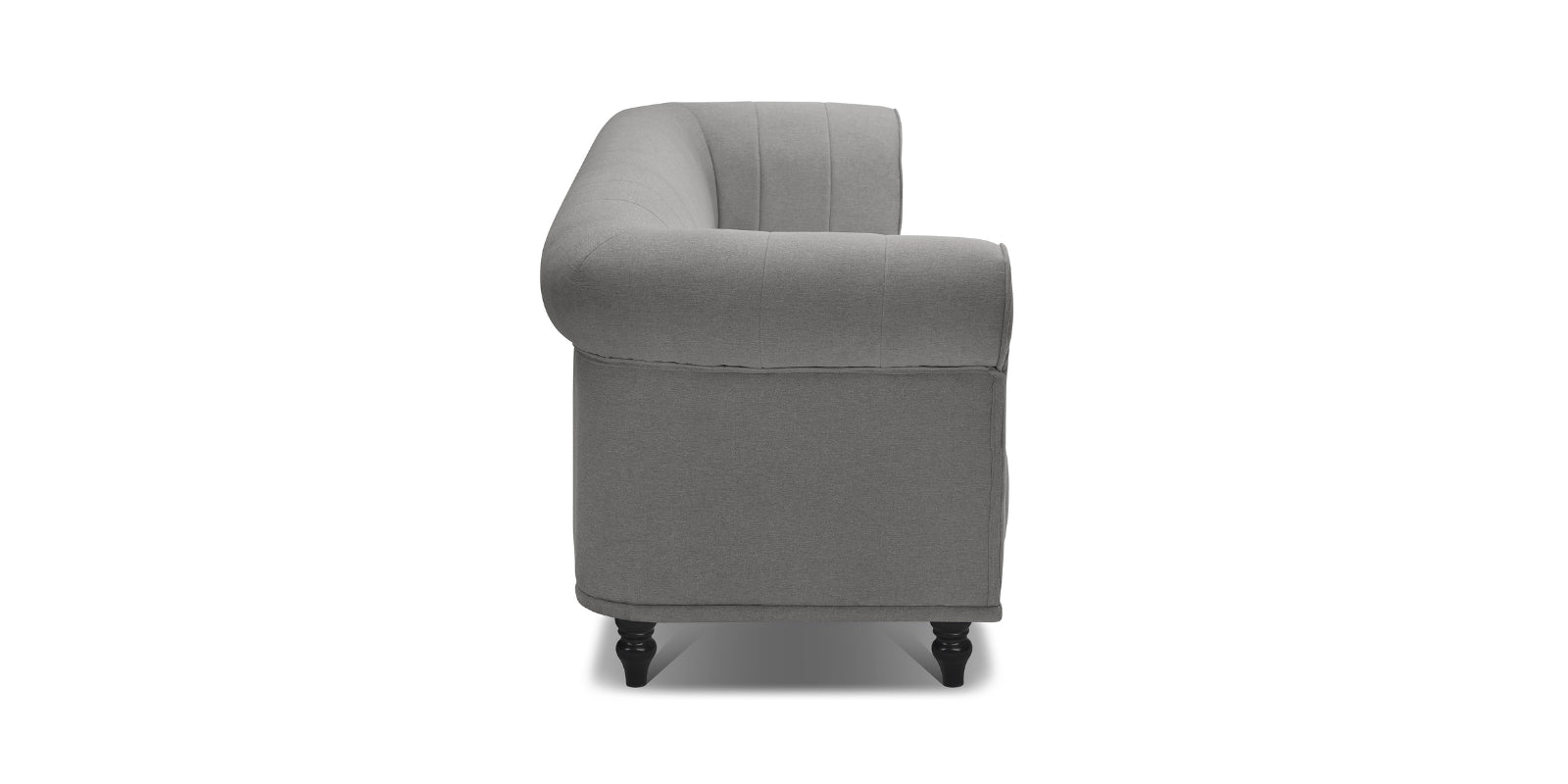 Rhino Fabric 3 Seater Sofa In Sudo Grey Colour - Febonic Living