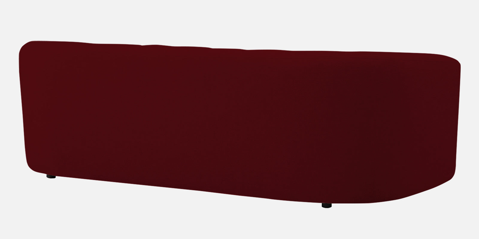 Mara Fabric 3 Seater Sofa In Ruby Red Colour