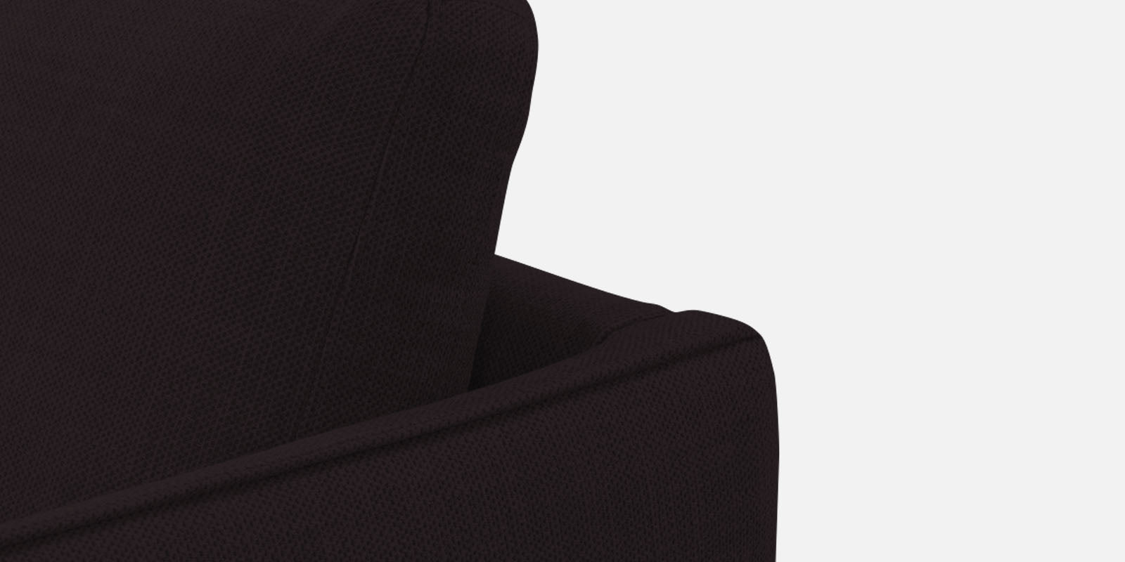 Piku Fabric RHS Sectional Sofa (3+Lounger) In Cara Brown Colour - Febonic Living