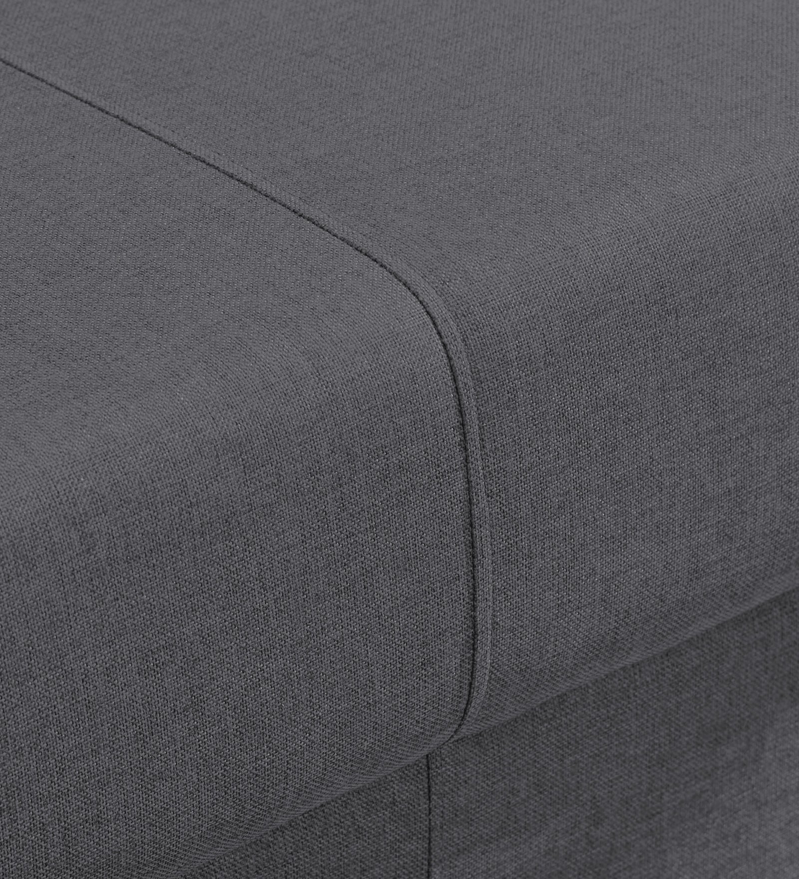 Devo Fabric 1 Seater Sofa In Maba Grey Colour - Febonic Living