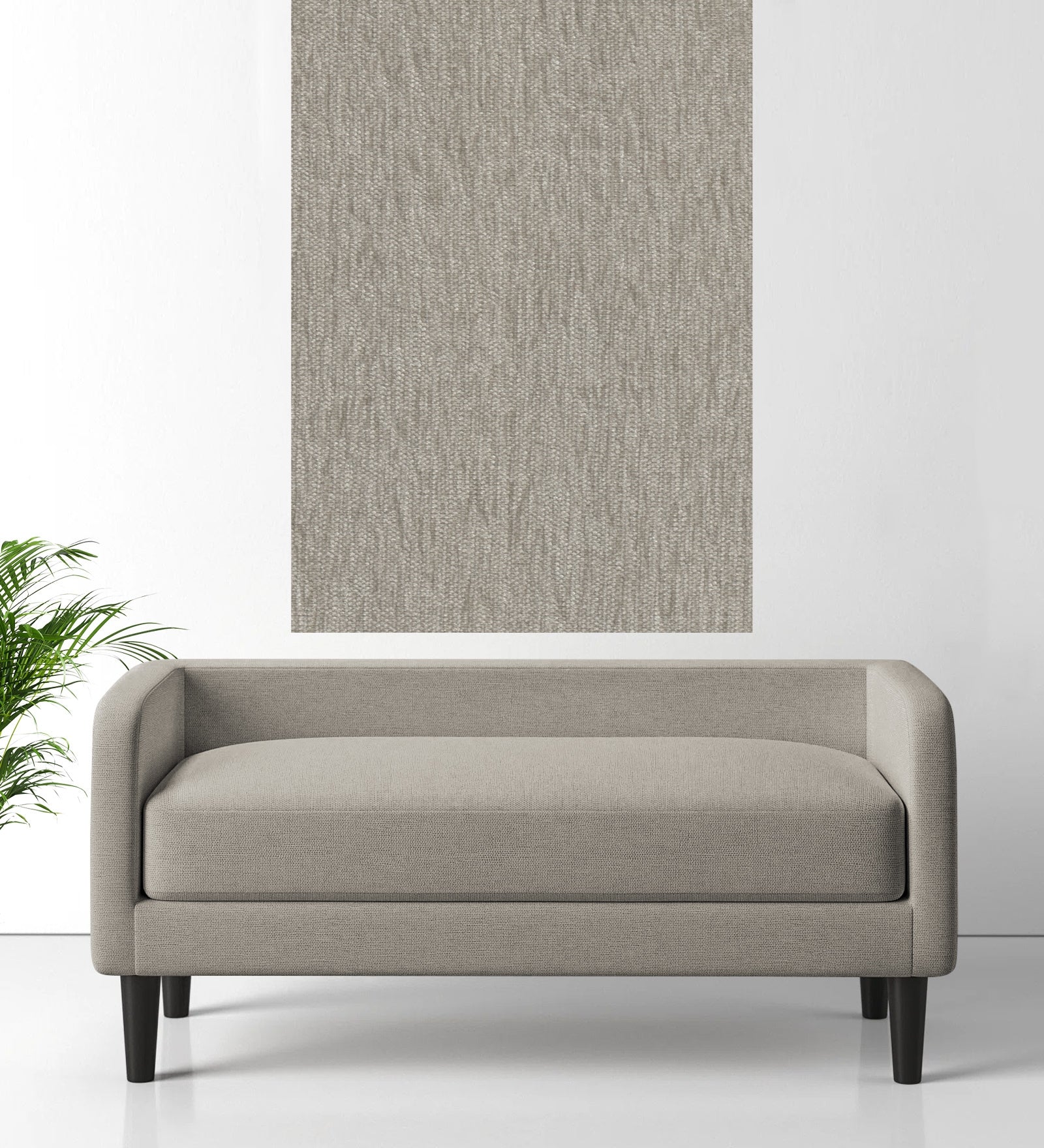 Polycotton Beso Fabric Ash Grey 122A Code - Febonic Living