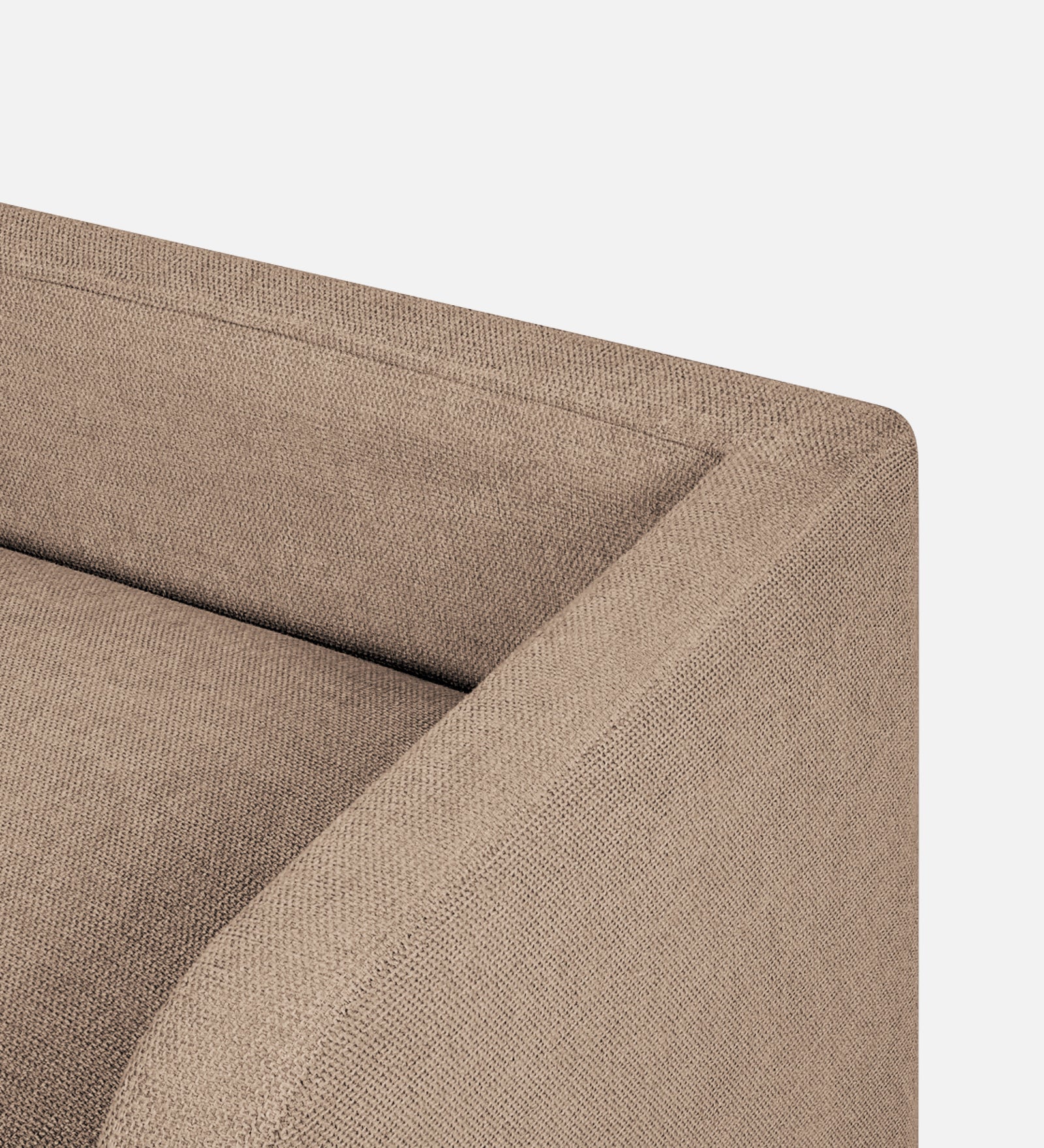 Maya Fabric Bench In Cookie Beige Colour - Febonic Living