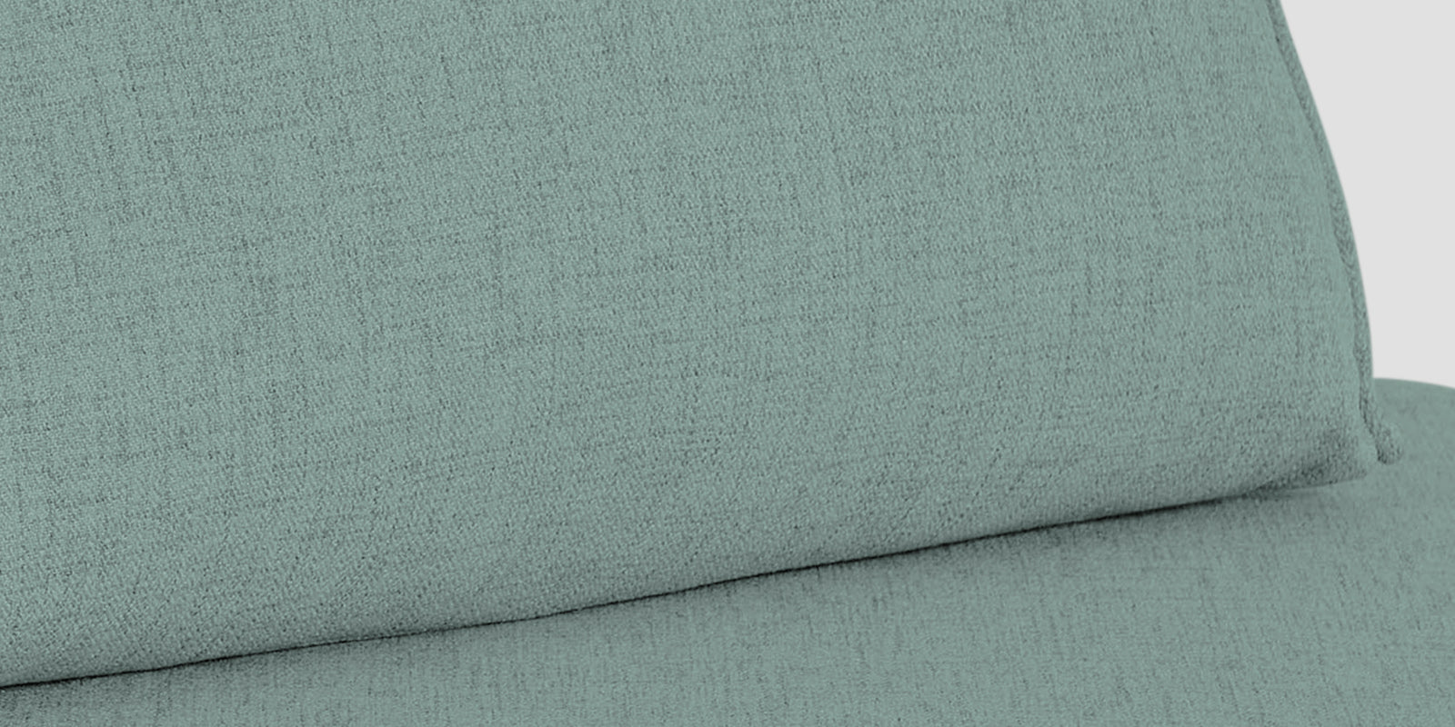 Hiver Fabric Day Bed Sofa In Suka Beige Colour With Back Rest - Febonic Living