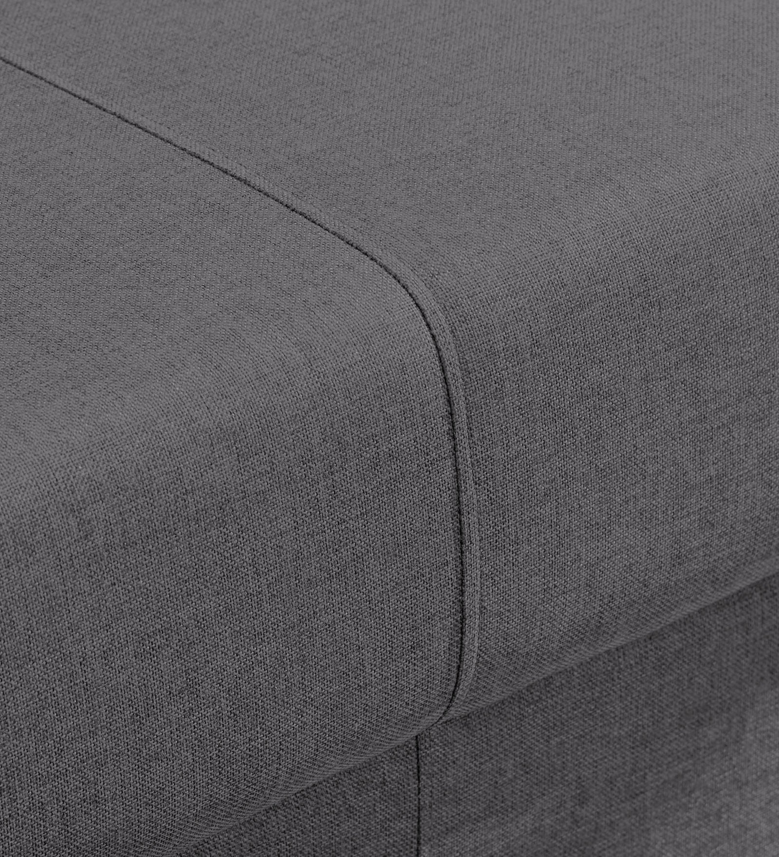Devo Fabric 1 Seater Sofa In Sudo Grey Colour - Febonic Living