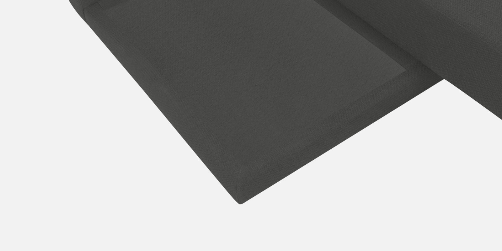 Ira Fabric LHS 6 Seater Convertible Sofa Cum Bed In Charcoal Grey Colour - Febonic Living