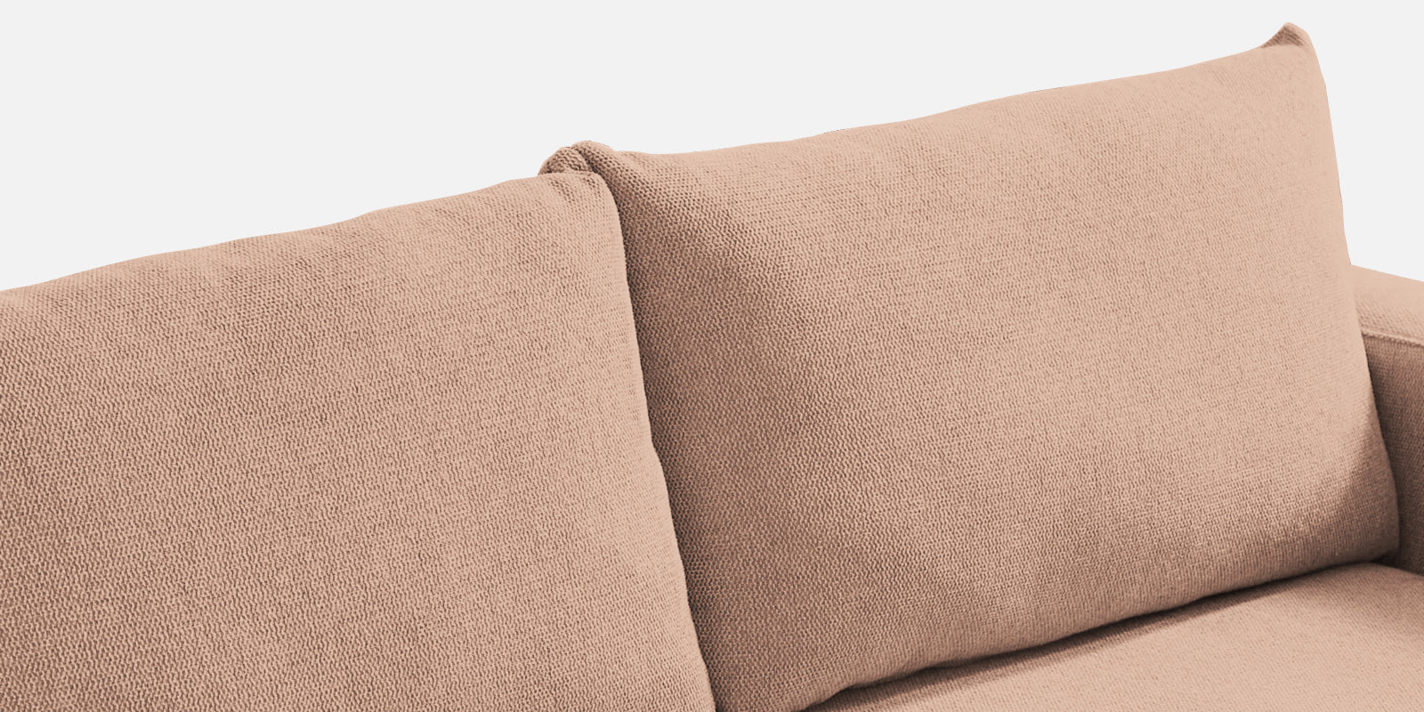 Roman Fabric 3 Seater Foldable Sofa Cum Bed In Cosmic Beige Colour With USB Portable Type - Febonic Living