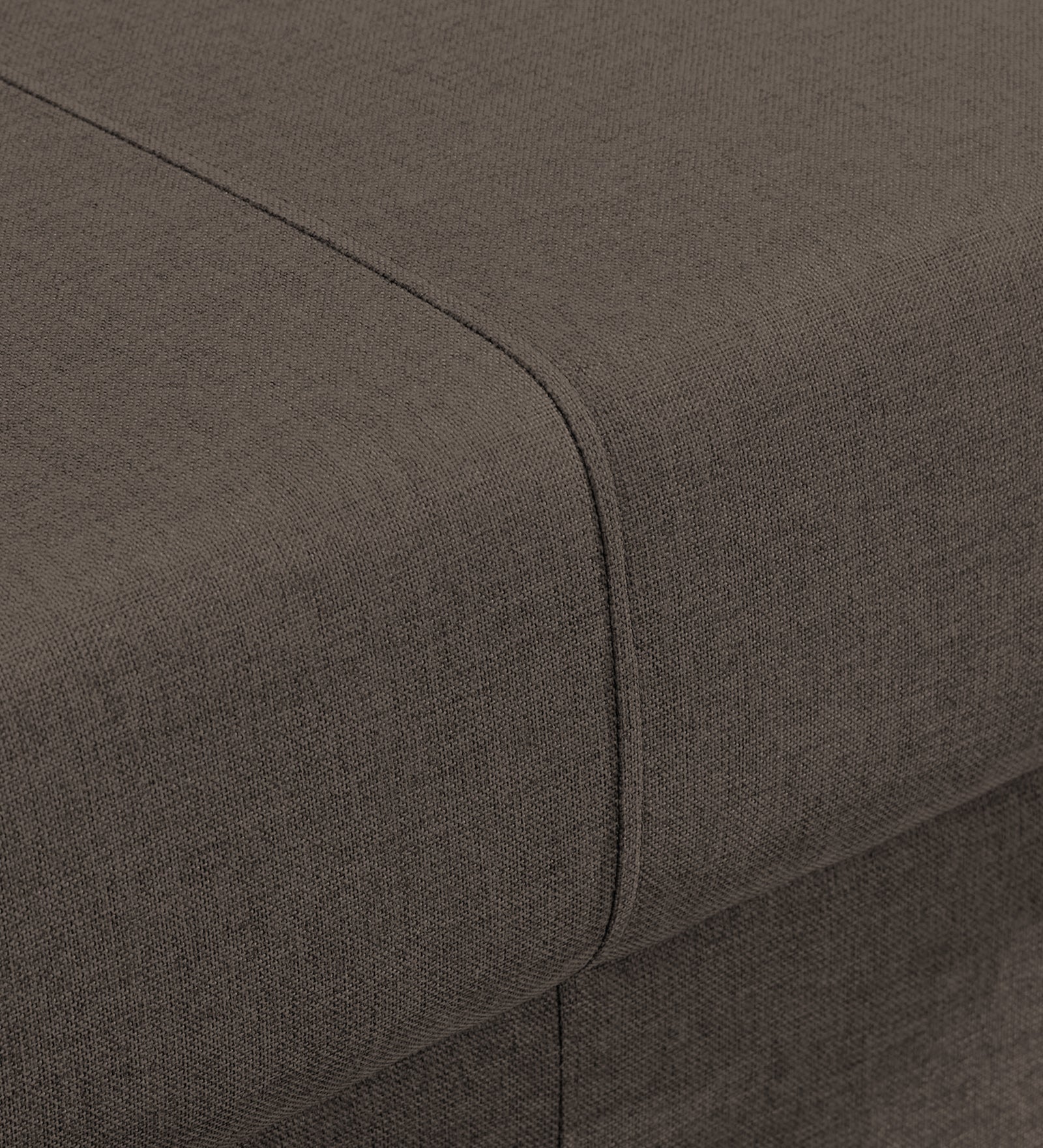 Devo Fabric 1 Seater Sofa In Caspa Brown Colour - Febonic Living