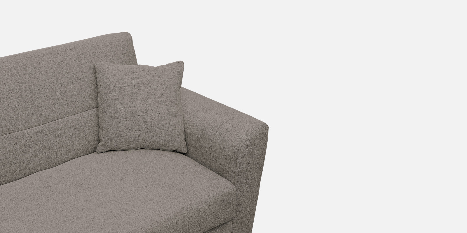 Bony Fabric 3 Seater Convertible Sofa Cum Bed In Strom grey Colour - Febonic Living