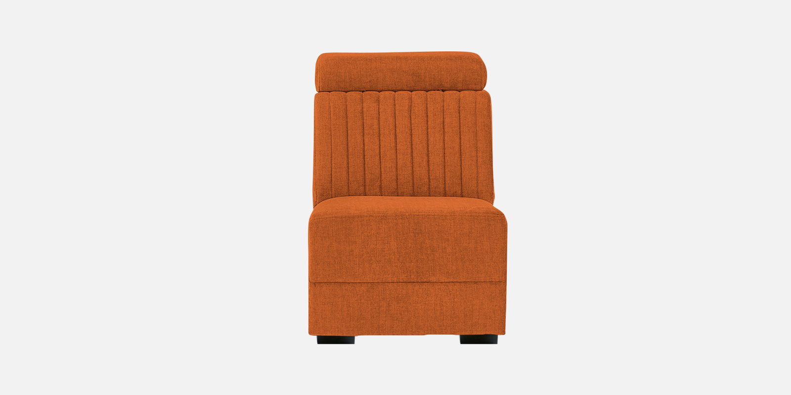 Draco Fabric 6 Seater Corner Sofa In Vivid Orange Colour - Febonic Living