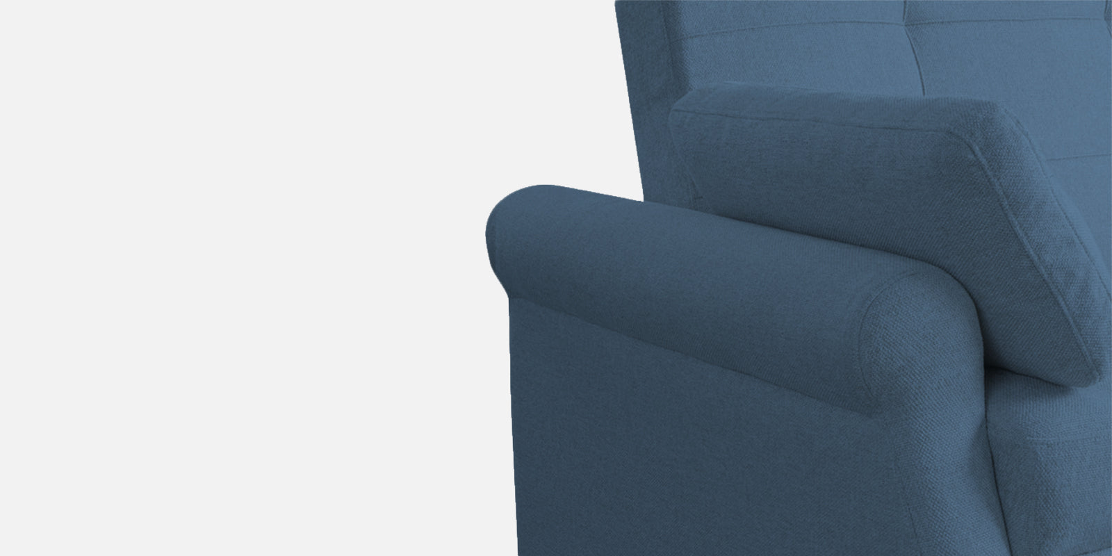 Fornia Fabric 3 Seater Pull Out Sofa Cum Bed In Light Blue Colour - Febonic Living