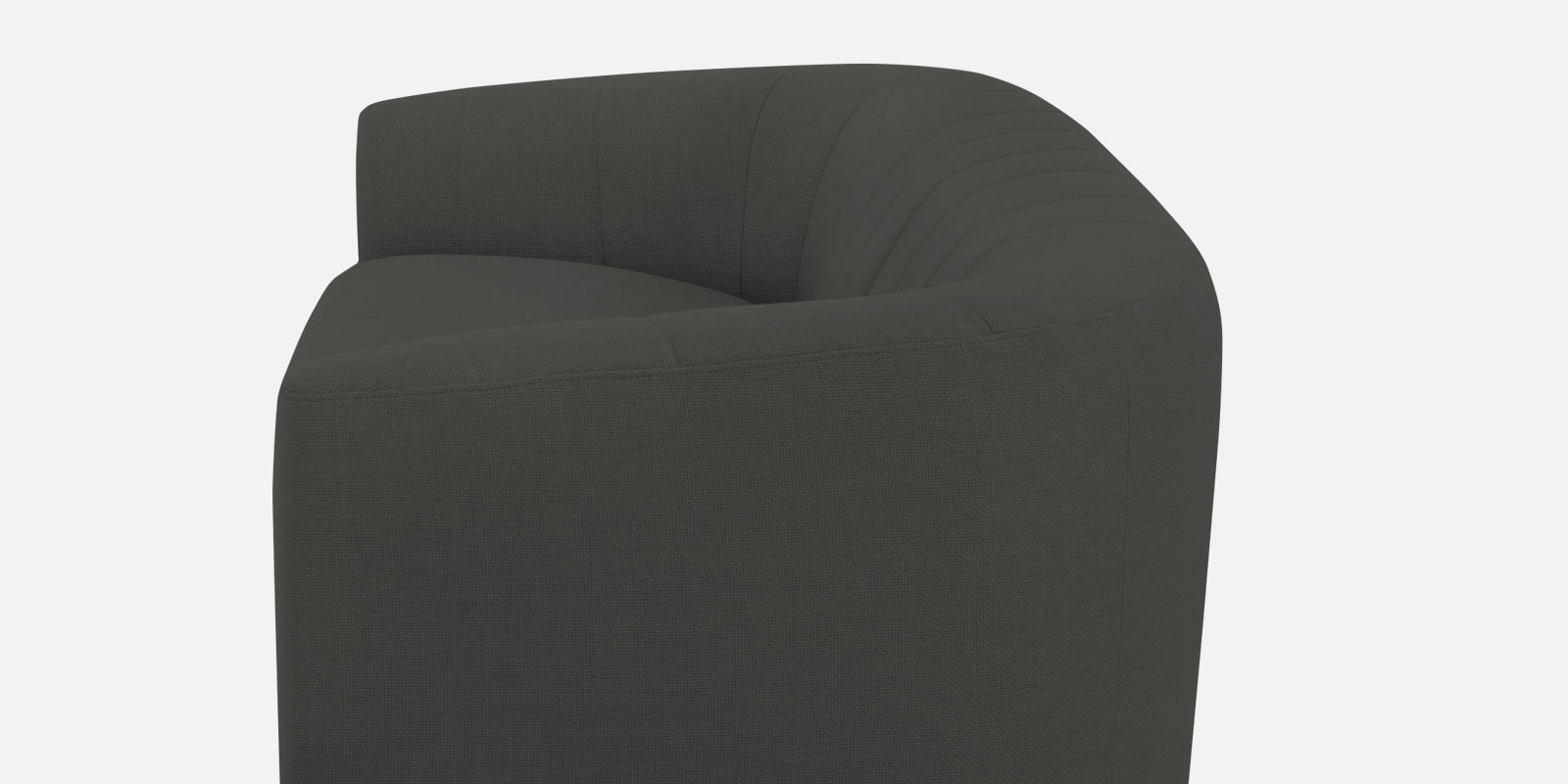 Mara Fabric 3 Seater Sofa In Charcoal Grey Colour - Febonic Living