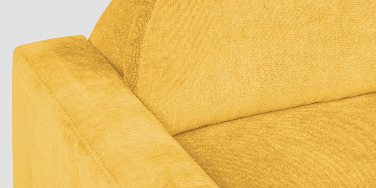 Dara Fabric 2 Seater Sofa In Bold Yellow Colour - Febonic Living